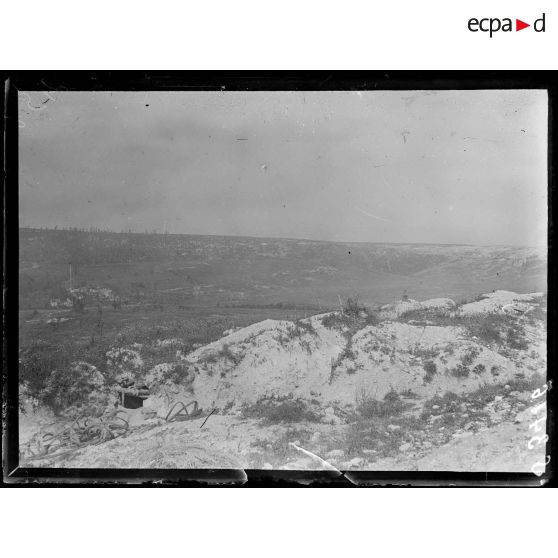 Foulon (Aisne). Le plateau d'Hurtebise et le Chemin des Dames. [légende d'origine]