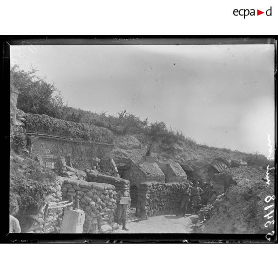 La Vallée-Foulon (Aisne). Le poste de commandement Foulon. [légende d'origine]