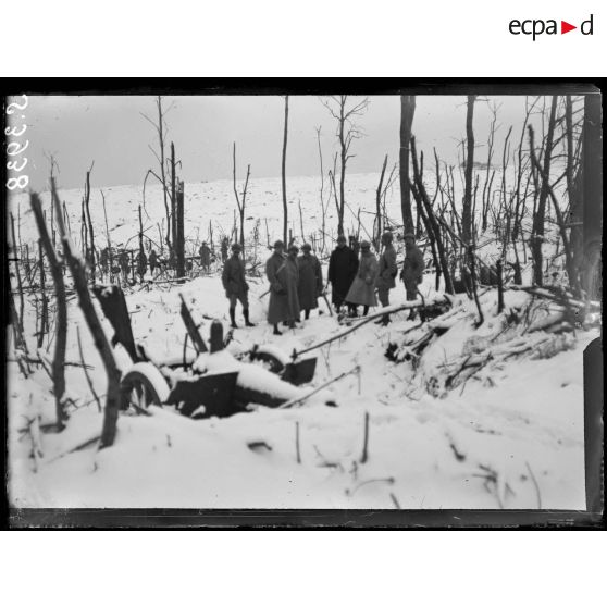 Chavignon (Aisne). Carrières Montparnasse. Le bois. [légende d'origine]