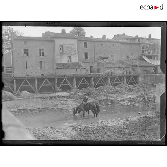 Thiaucourt (Meurthe-et-Moselle). Le Rupt du Mad. [légende d'origine]