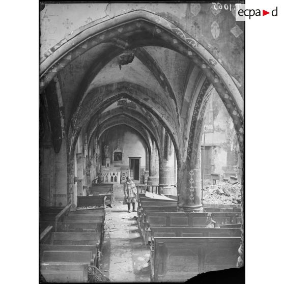 Clermont-en-Argonne. Léglise. 1-2-16. [légende d'origine]