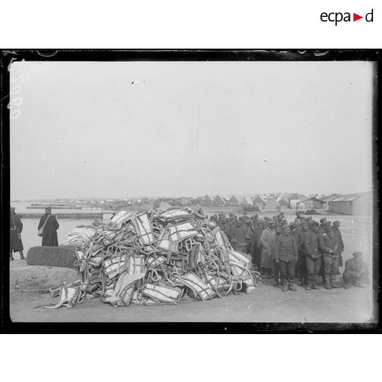 (Mikra). Camp de prisonniers bulgares. Fin septembre 1916. [légende d'origine]