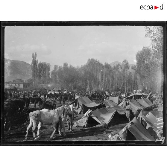 (Kladerop). Parc d'artillerie. 18 octobre 1916. [légende d'origine]