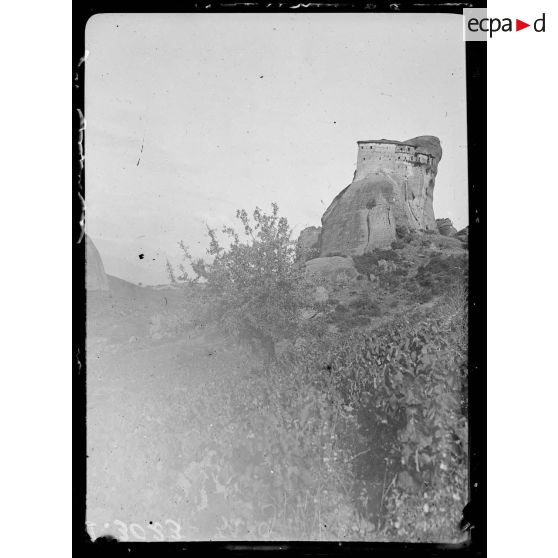 Météores. Monastère de Saint Nicolas. [légende d'origine]