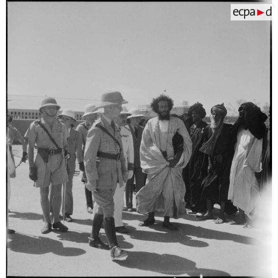 Voyage et tournée d'inspection du général d'armée Charles Huntziger en Mauritanie.