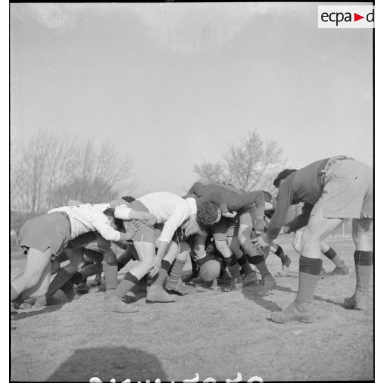 Match de rugby.