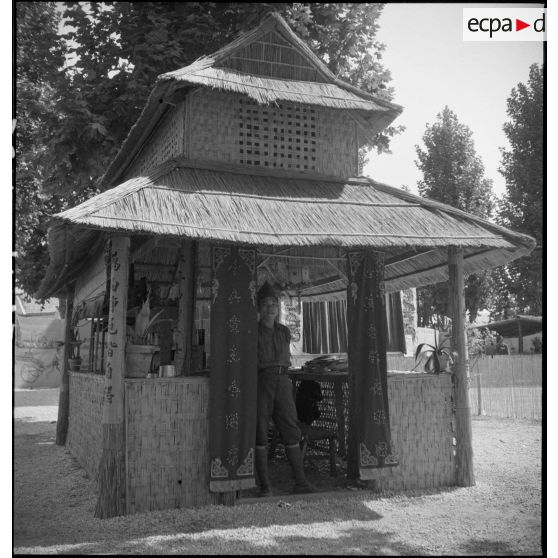 Le stand indochinois sur la foire exposition de Marseille.