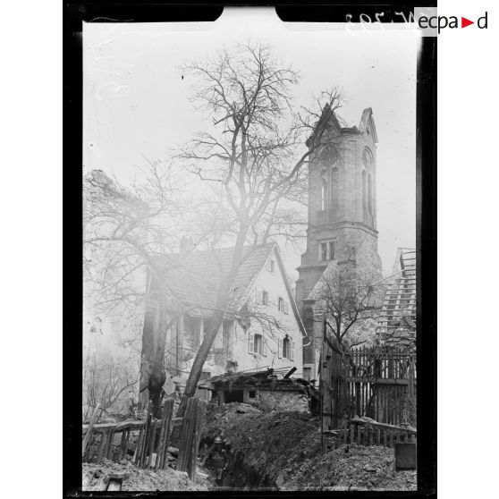 Sulzern, l'église. [légende d'origine]