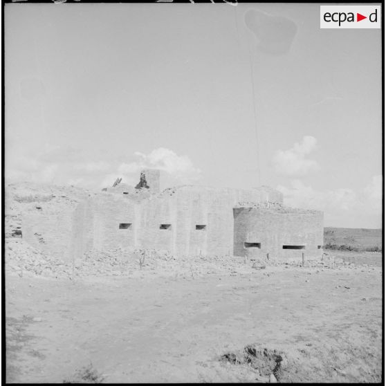 Ruines d'un fortin dans la région de Phu Ly.