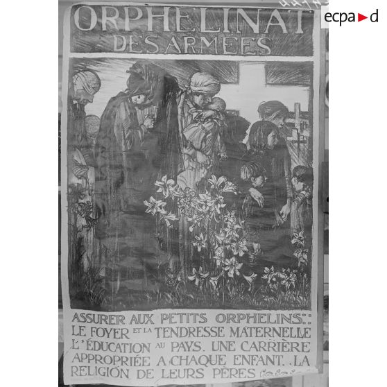 Paris. Musée Leblanc. Affiche française. Orphelinat des Armées. [légende d'origine]