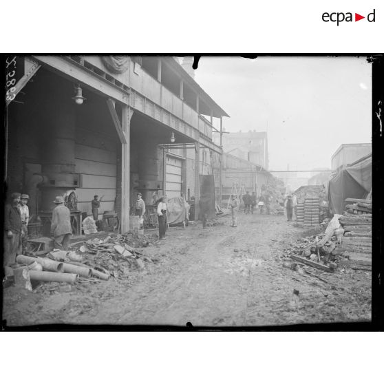 Billancourt (Seine). Usine Salmson. Fonderie. [légende d'origine]