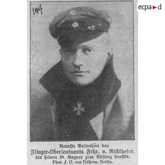 [Portrait d'un aviateur allemand.]