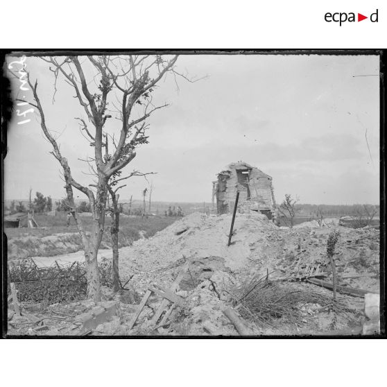 Blairville, Pas-de-Calais, ancien poste d'observation allemand. [légende d'origine]