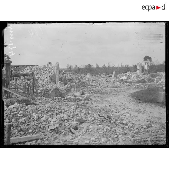 Hendecourt-lès-Ransart, Pas-de-Calais, le château. [légende d'origine]