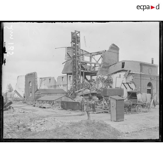 Courcelles-le-Comte, Pas de Calais, brasserie. [légende d'origine]