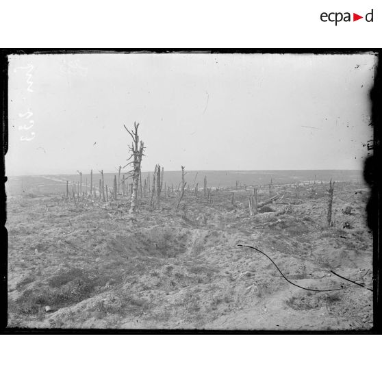 Thiepval, Somme, ruines. [légende d'origine]