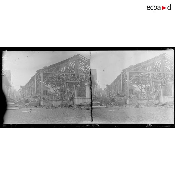 Paris, bombardement par avions, nuit du 15 au 16 septembre 1918. 91 rue Pelleport. [légende d'origine]