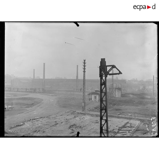 Douai, Nord. L'usine Arbel, vue d'ensemble. [légende d'origine]