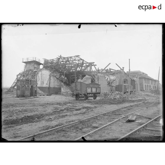 Aniche, Nord. Fosse Fénelon. Entrée de la fosse. [légende d'origine]