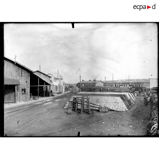 Lyon (Rhône). Société L'Eclairage Electrique. Coin des ébauches de 75. [légende d'origine]