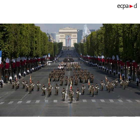 Défilé militaire du 14 juillet 2011 sur les Champs-Elysées.