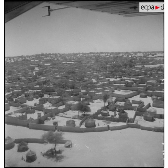 Vue aérienne de la ville de Zinder (Niger).