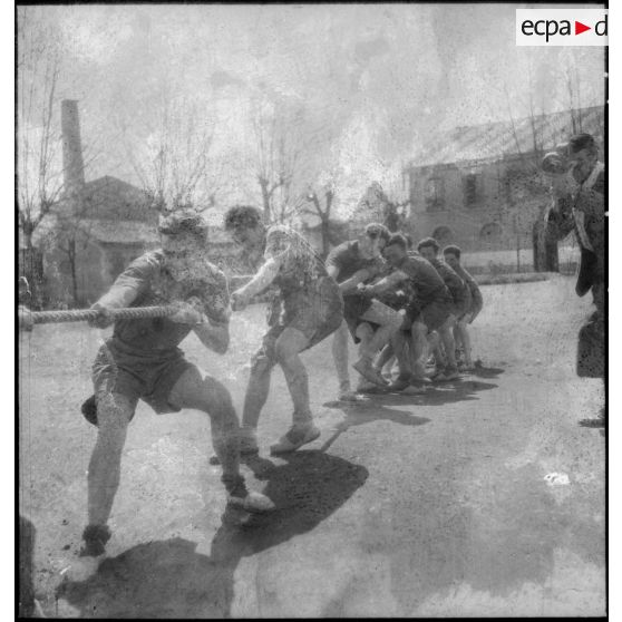 Séance d'hébertisme au 2e RD.