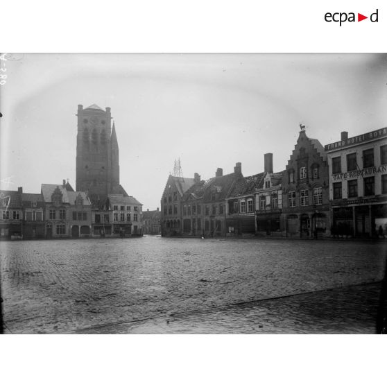 Furnes (Belgique). Grand'Place. [légende d'origine]