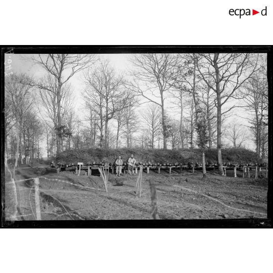 Forêt de Champenoux (partie est). Un blockhaus. [légende d'origine]