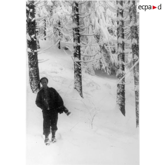 Sur le front des Vosges. Octobre - décembre 1944. [légende d'origine]