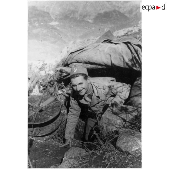 La 3e DIA [division d'infanterie algérienne] sur le front d'Italie. Janvier 1944. [légende d'origine]