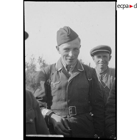 Lokot. [Portrait d'un soldat allemand]. [Description en cours]