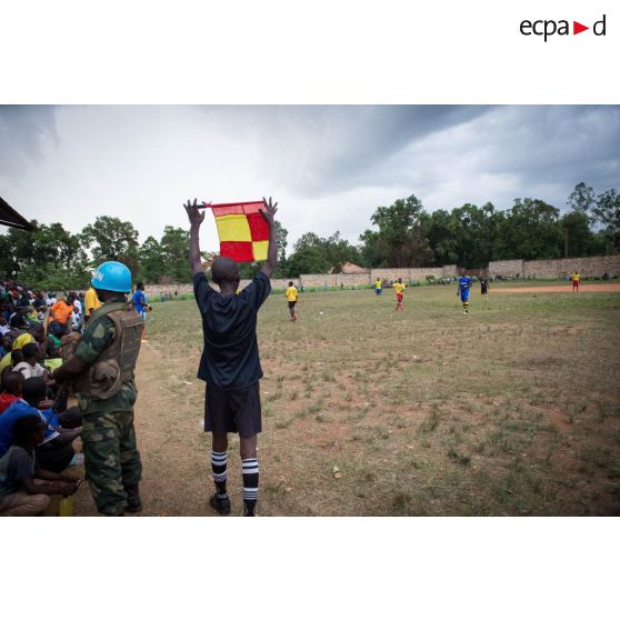 Manifestation sportive pour la paix à Bambari.