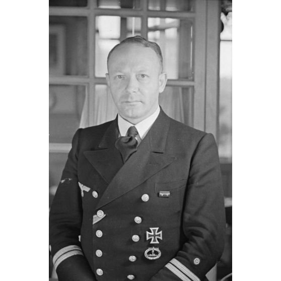 Portrait d'un officier ingénieur dans l'arme sous-marine allemande.