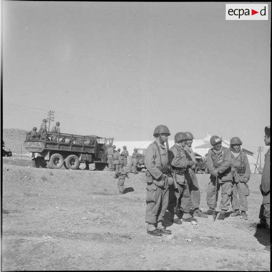 Un groupe de militaires français.