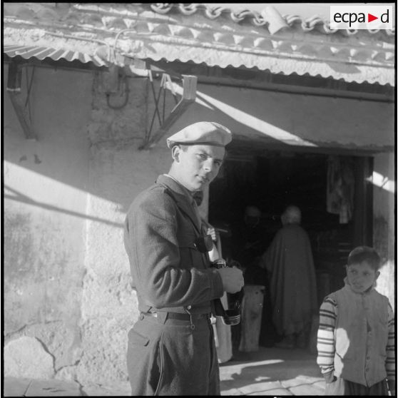 Portrait d'un militaire français.