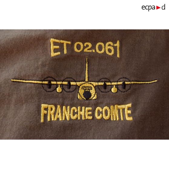 Tee-shirt de l'escadron de transport 02.061 Franche Comté.