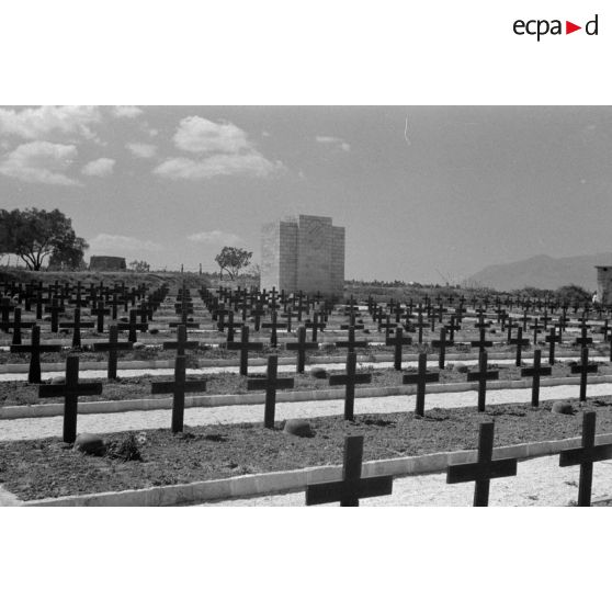 Le cimetière de Atsaleniou où reposent les soldats allemands morts pendant la bataille d'Héraklion.