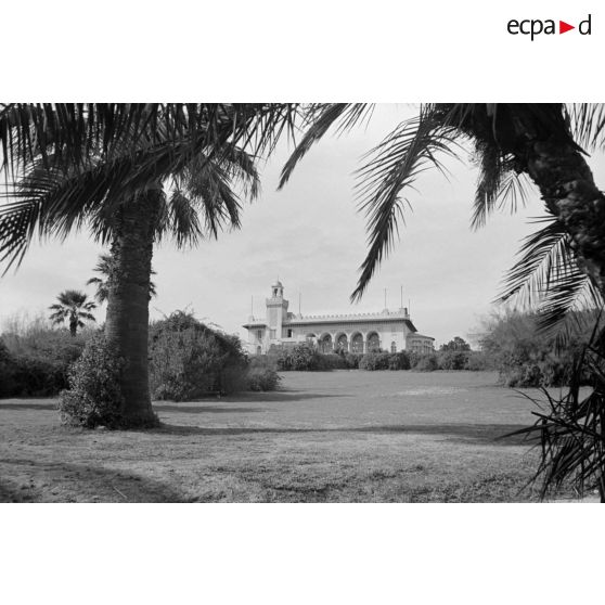 Une villa cossue dans le vieux centre-ville de Tunis.