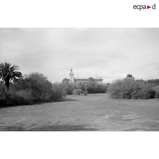 Une villa cossue dans le vieux centre-ville de Tunis.