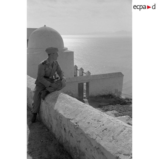 A Sidi Bou Said, la vue qui surplombe la mer Méditerranée.