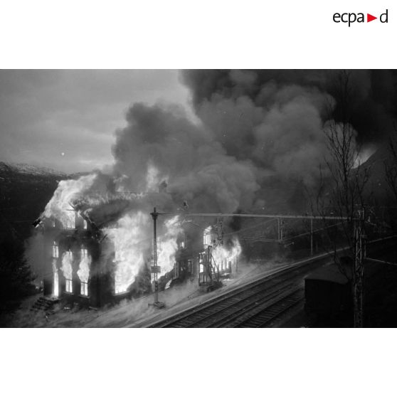 La gare ferroviaire de Sildvik en Norvège.