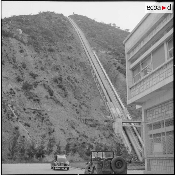 Les conduites forcées de l'usine hydro-électrique de Darguinah.