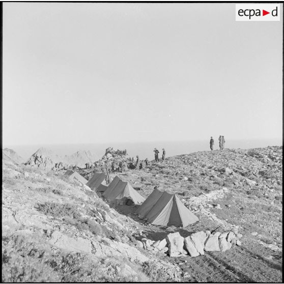 Le cantonnement de la 2e compagnie du 7e bataillon de chasseurs alpins (BCA).