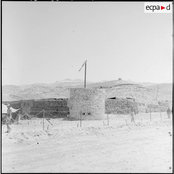 Le poste du 3e régiment de parachutistes coloniaux (RPC) à Kheirane dans la région des monts des Nemenchas.