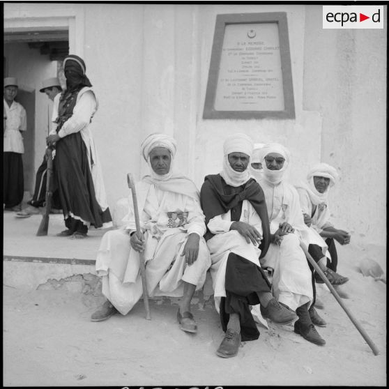 Les chefs de tribus à Djanet.