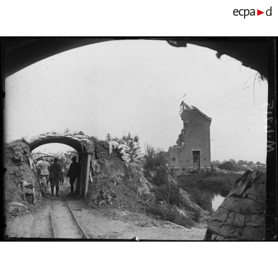 Caeskerke, ruines. [légende d'origine]