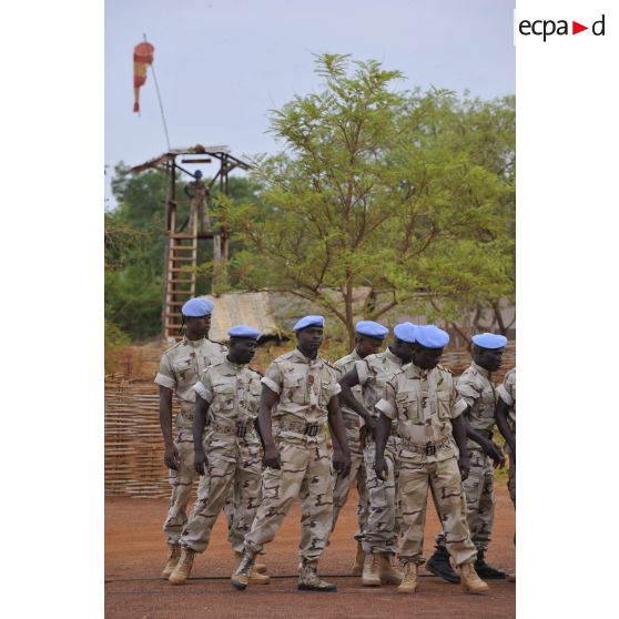 Détachement togolais sur le camp de Birao.