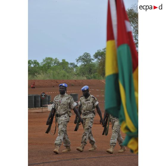 Détachement togolais sur le camp de Birao.