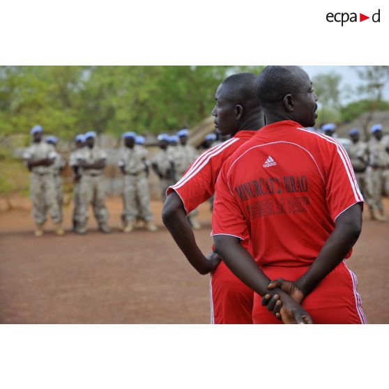 Détachement togolais sur le camp de Birao.